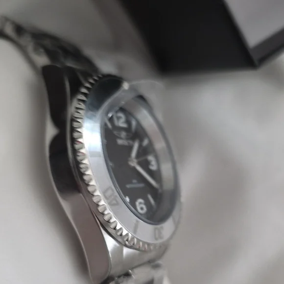 Invicta Silver and Black Watch